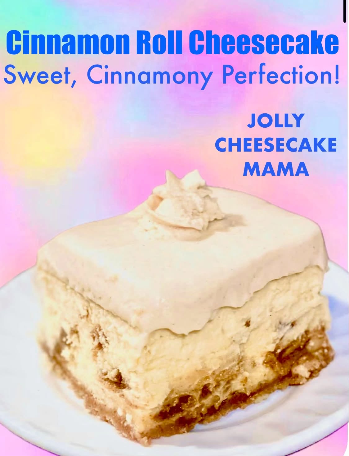Cinnamon Roll Cheesecake (1 slice)