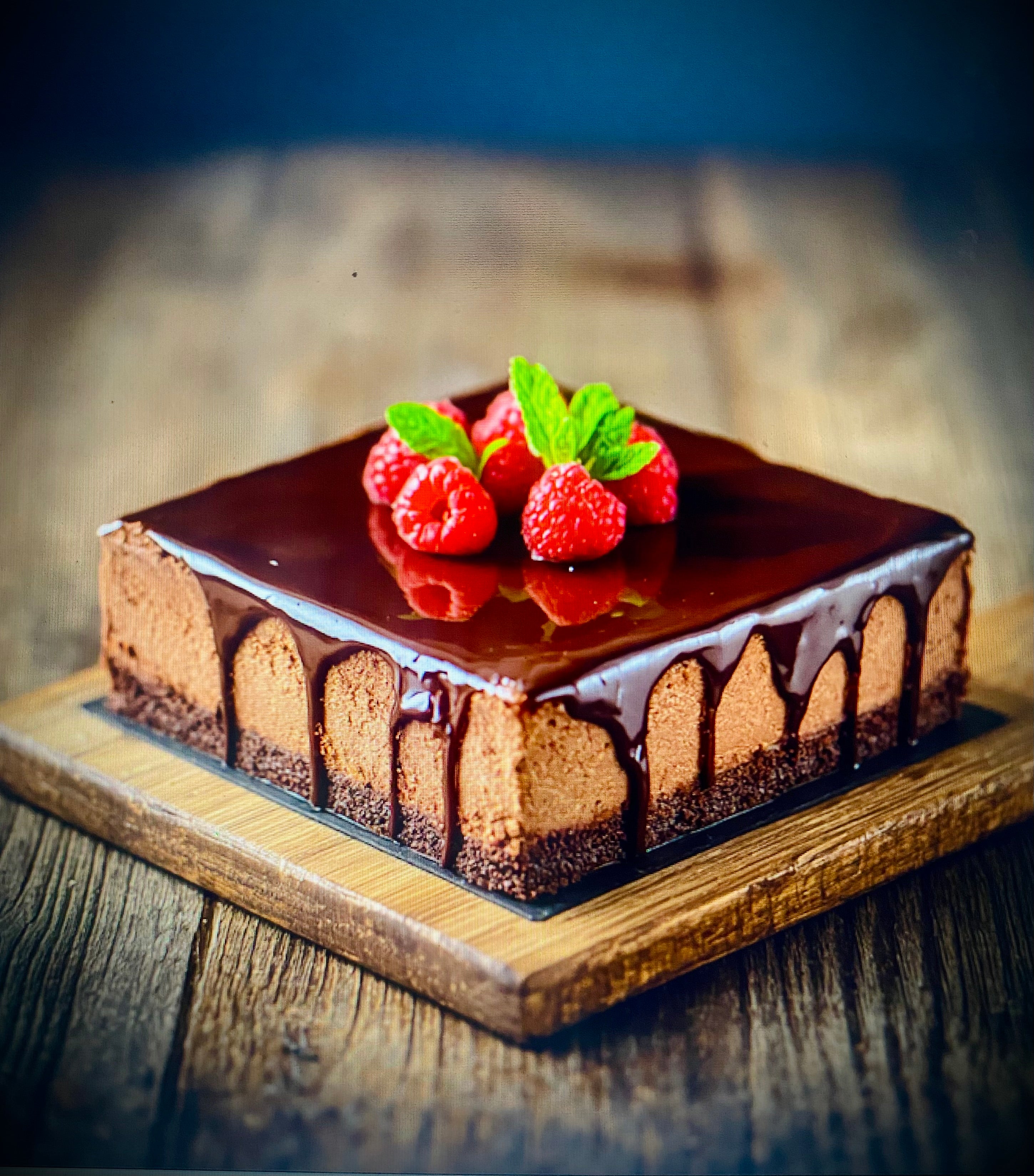 Chocolate Decadence Cheesecake (Entire Cake- 9 slices)