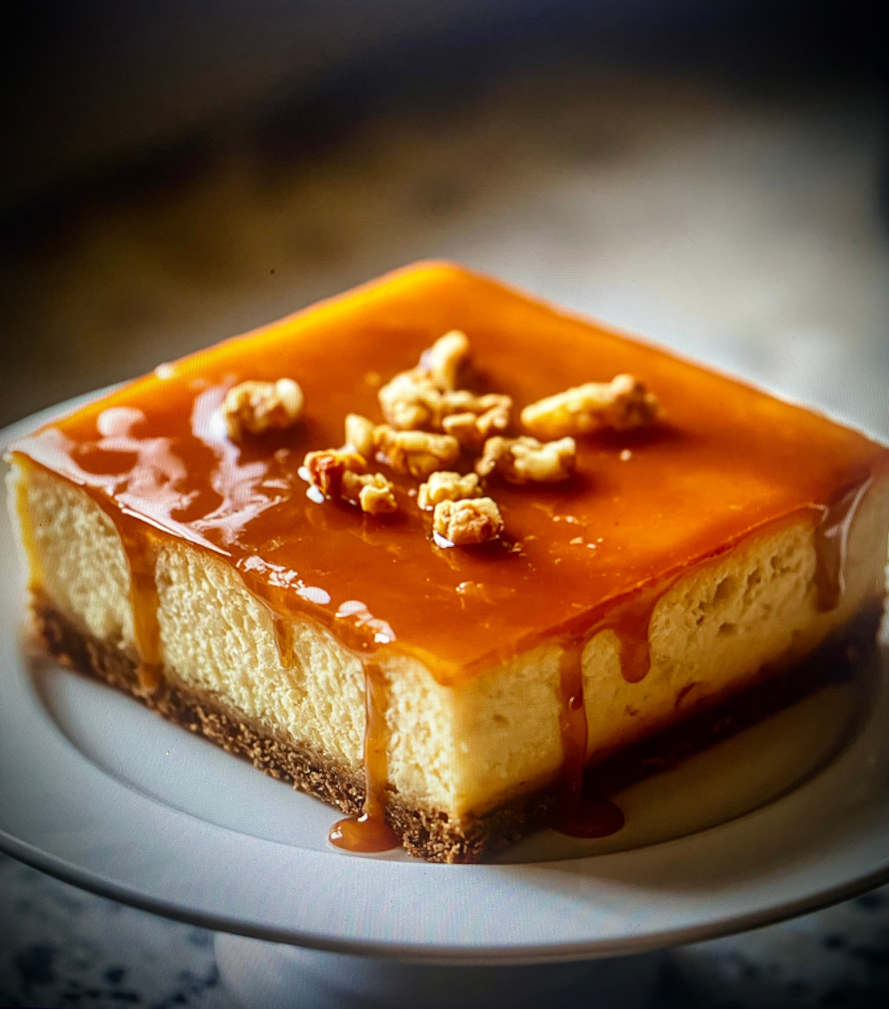 Salted Caramel Cheesecake (entire cake- 9 slices)