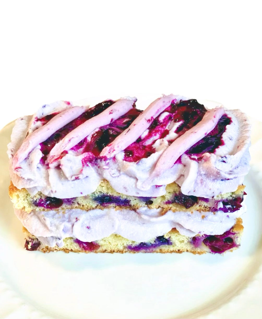 Blueberry Pillow Cake