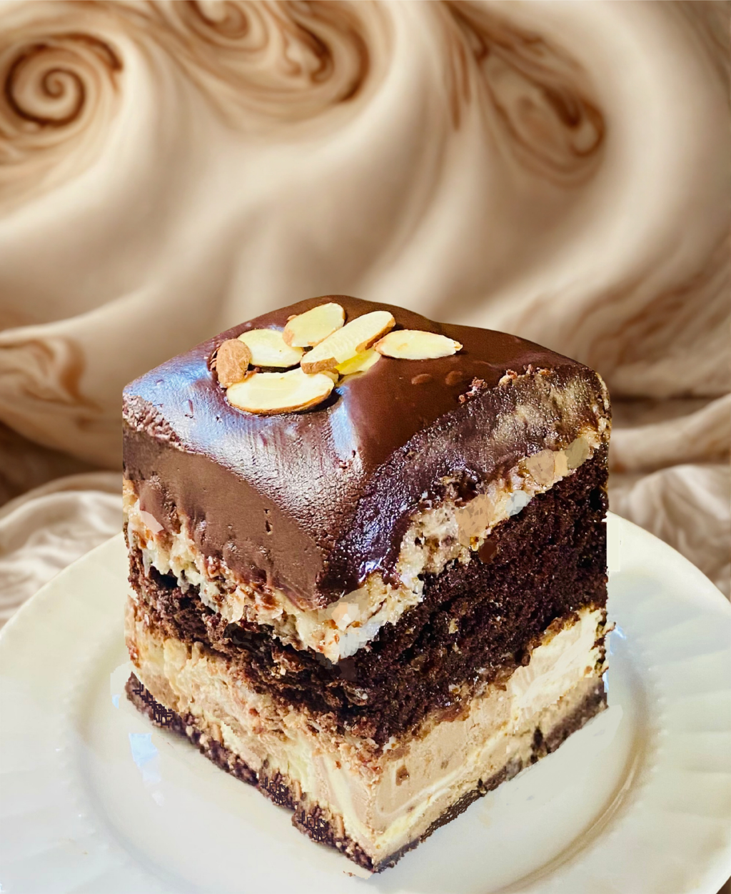 Chocolate Coconut Cheesecake