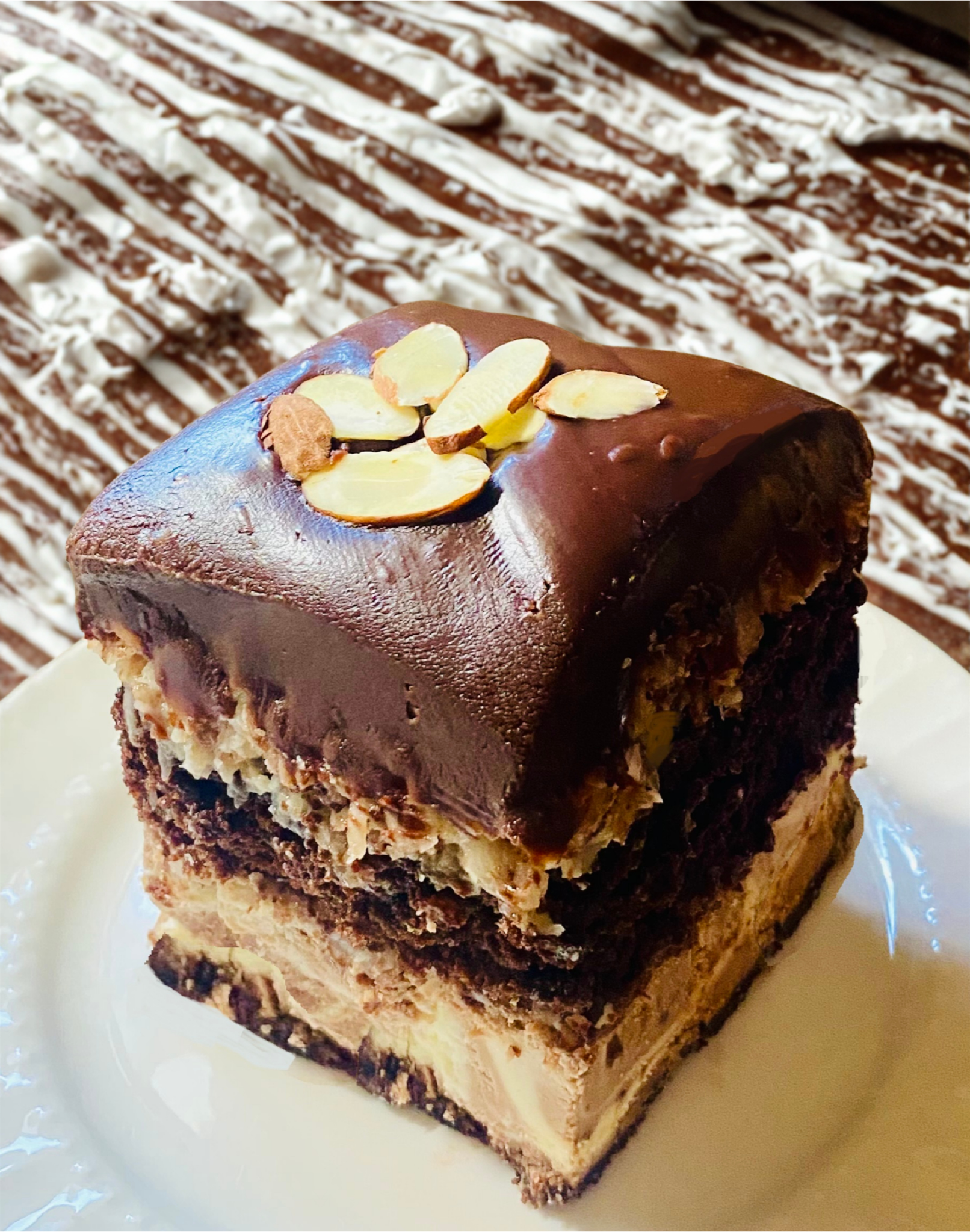 Chocolate Coconut Cheesecake
